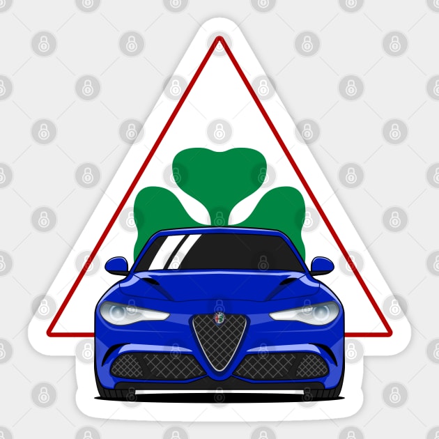 ALFA ROMEO QUADRIFOGLIO Sticker by HSDESIGNS